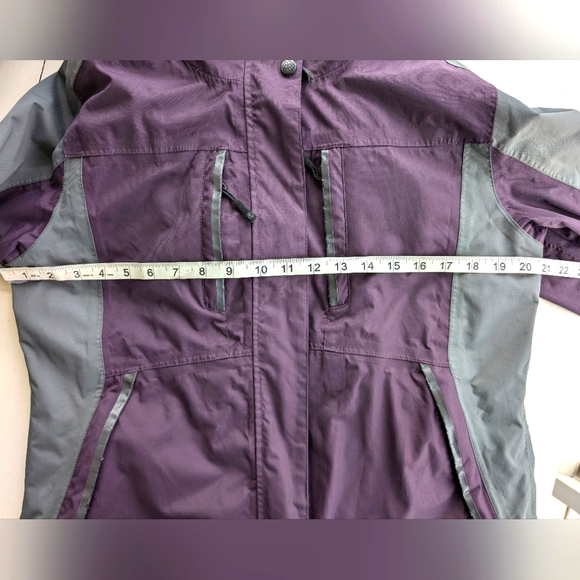 Misty Mountain purple and grey anorak shell jacket size medium - Picture 9 of 10